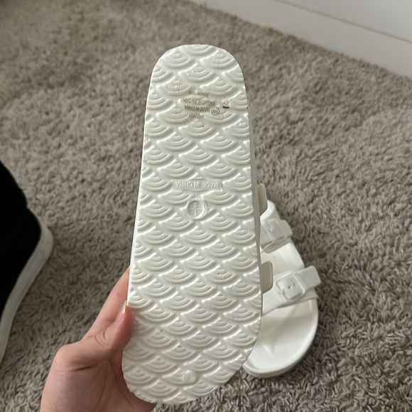 white sandals - Picture 2 of 3